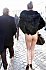Private Pantyhose - Dilettante gals in hose posing in public place.