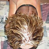 Wicked chick sucks 10-Pounder throughout hose until cum overspread sheer nylon.