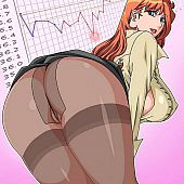 Drawn angels in pantyhose.
